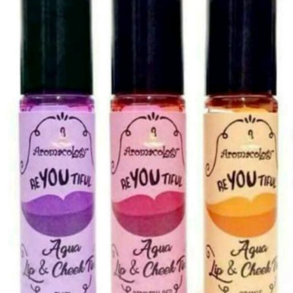 AQUA LIP & CHEEK TINT 10ML COLOR: ORANGE (FC50), PINKISH RED (FC51), PLUM (FC52)